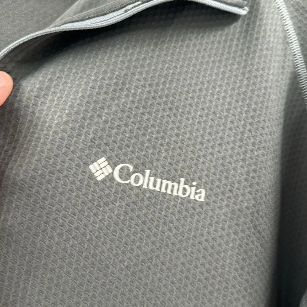 Columbia grey 1/4 quarter zip pullover
